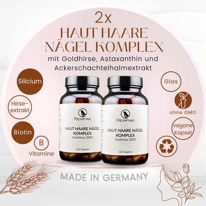 Haut Haare Nägel Komplex Doppelpack
