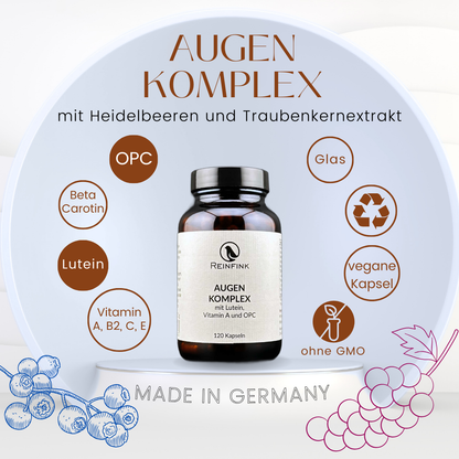 Augenkomplex mit Lutein und OPC von Reinfink mit Vorteilen