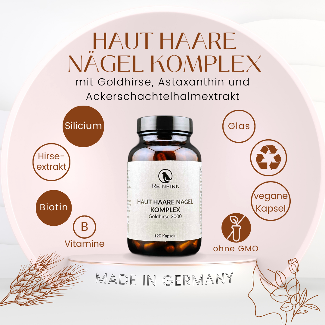 Haut Haare Nägel Komplex mit Biotin und Zink von Reinfink mit Vorteilen