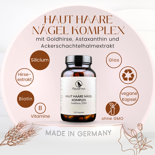 Haut Haare Nägel Komplex mit Biotin und Zink von Reinfink mit Vorteilen