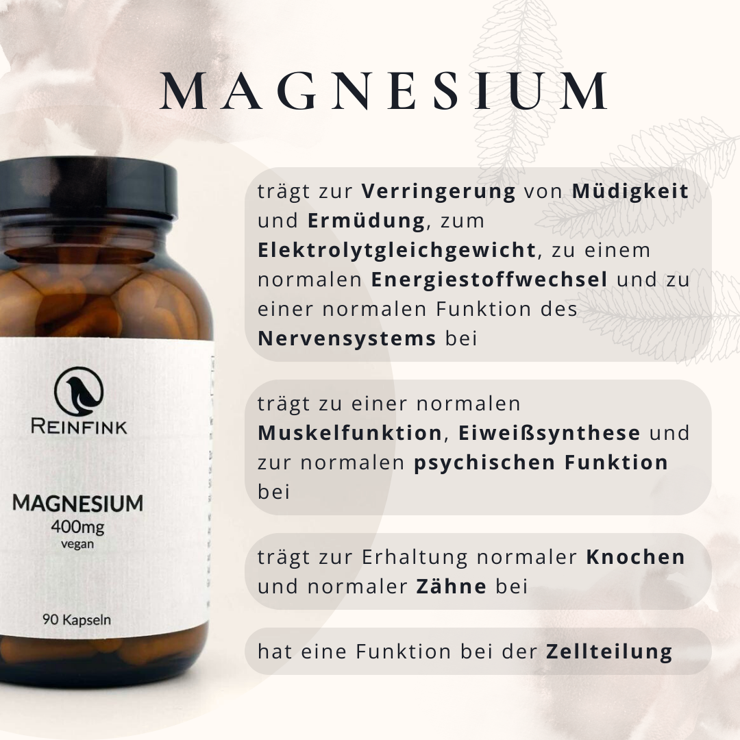 Funktionen von Magnesium im Körper für Muskeln, Nerven und Energie