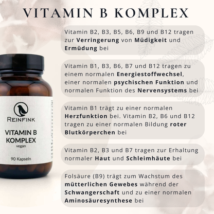 Funktionen der B Vitamine für Nervensystem, Energie und Psyche