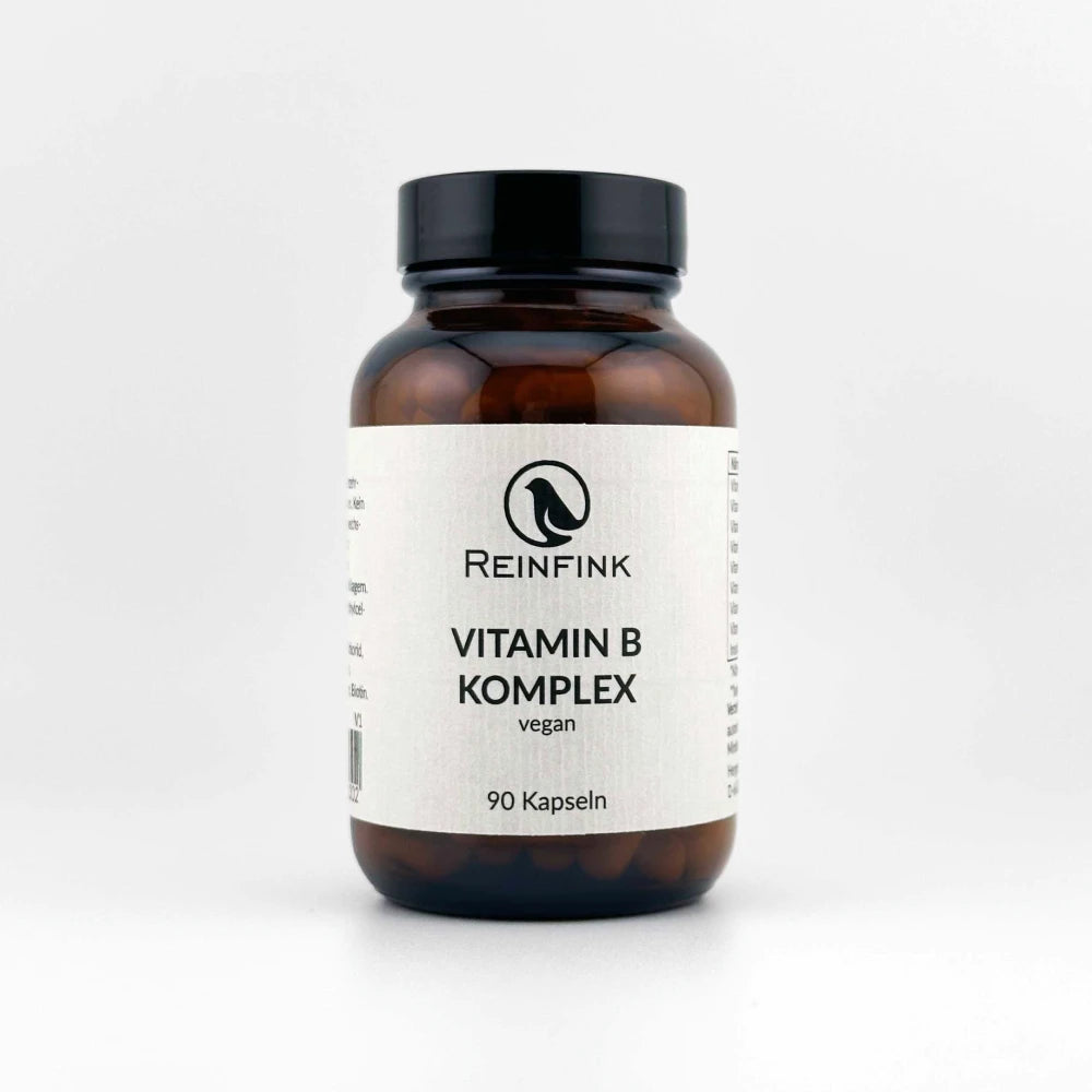 Vitamin B Komplex Kapseln von Reinfink im Braunglas
