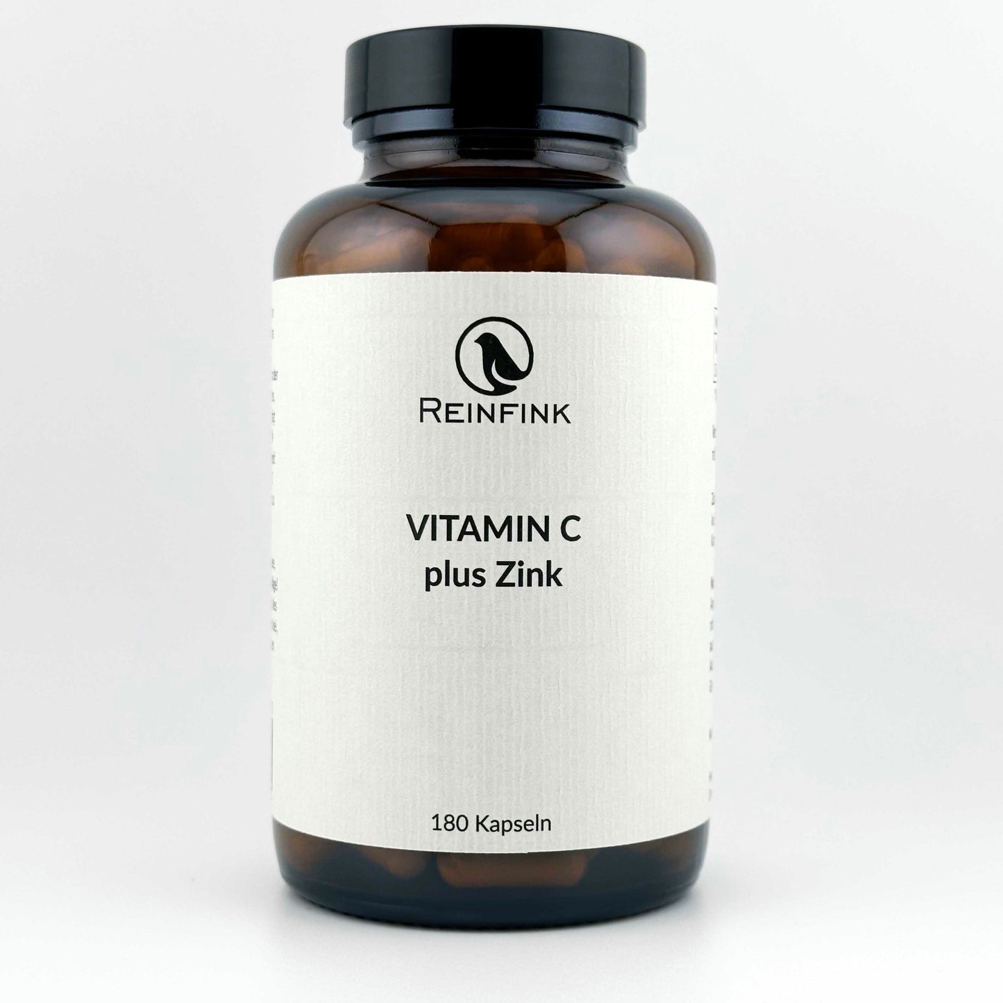 Vitamin C und Zink Kapseln von Reinfink im Braunglas
